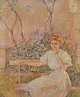 Robert Reid The Garden Seat painting
